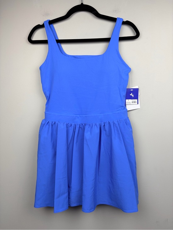 JoyLab Dresses & Skirts - NWT JoyLab Athletic Dress Built In Shorts Open Back Sea Ship Blue Size S